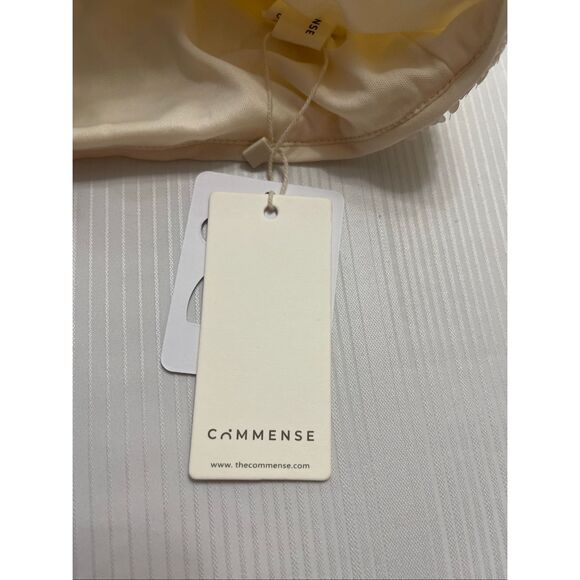 NWT Commense Bow Embellished Cardigan Top Textured Knit Open Front Jacket Sz XS - Picture 5 of 9